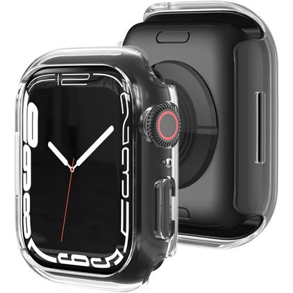 Mobigear Colors (dünn) Apple Watch - 45 mm Hardcase Hülle - Transparent