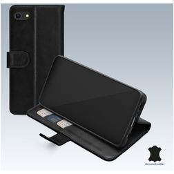 Mobilize Wallet iPhone 6s Hülle Echtes Leder Klapphülle Geldbörse - Schwarz