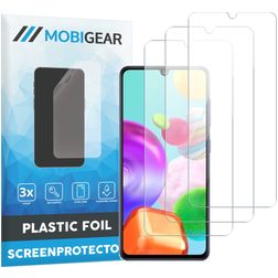 Mobigear Samsung Galaxy A41 Displayschutz Schutzfolie - Hüllenfreundlich (3er Pack)