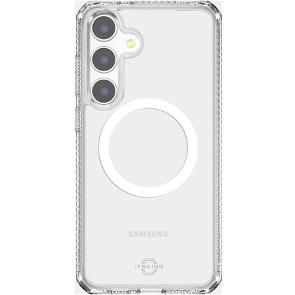 ITSKINS Level 2 HybridMagClear R Durchsichtig Samsung Galaxy S25 Plus MagSafe Hülle Hardcase Backcover Stoßfest - Transparent