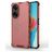 Mobigear Honeycomb OPPO A98 Hülle Hardcase Backcover Stoßfest - Rot