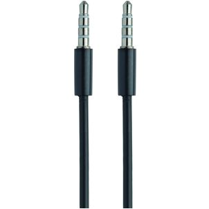 Mobiparts AUX 3.5mm auf AUX 3.5mm Kabel 1 Meter - Schwarz