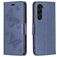 Mobigear Butterfly Samsung Galaxy S24 Plus Hülle Klapphülle Geldbörse - Blau