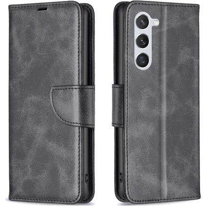 Mobigear Excellent Samsung Galaxy S23 Hülle Klapphülle Geldbörse - Schwarz