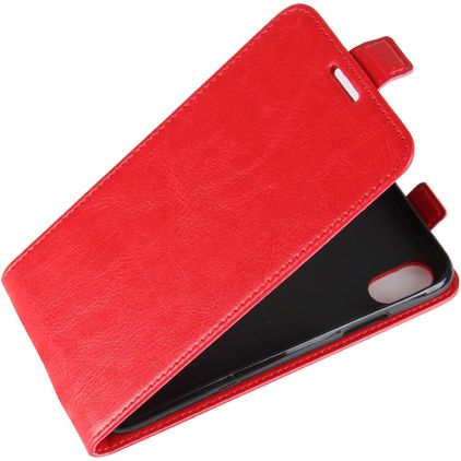 Mobigear iPhone X Hülle Flipcase - Rot