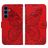 Mobigear Butterfly Samsung Galaxy S26 FE Hülle Klapphülle Geldbörse - Rot