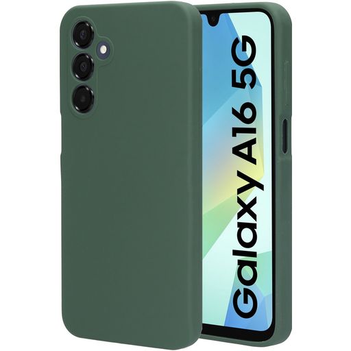 Mobiparts Samsung Galaxy A16 Silikon Hülle Backcover - Forest Green