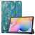 Mobigear Tri-Fold Samsung Galaxy Tab S6 Lite Hülle Klapphülle - Mandelblüten