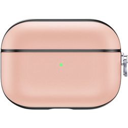 Valenta Snap Apple AirPods Pro 1 Hülle Echtes Leder - Pink