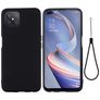 Mobigear Rubber Touch OPPO Reno 4 Z 5G Silikon Hülle Backcover - Schwarz