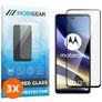 Mobigear Premium Motorola Moto G51 5G Panzerglas Gehärtetes Glas Displayschutz - Hüllenfreundlich - Schwarz (3er Pack)