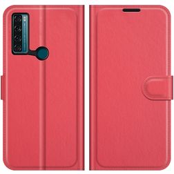 Mobigear Classic TCL 20 SE Klapphülle Portemonnaie - Rot
