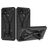 Mobigear Armor Stand Realme C25Y Hülle Hardcase Backcover Stoßfest mit Ständer - Schwarz
