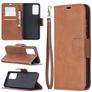Mobigear Excellent Samsung Galaxy A52 Hülle Klapphülle Geldbörse - Cognac