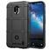 Mobigear Rugged Shield Nokia 2.2 Hülle Flexibles TPU Backcover Stoßfest - Schwarz
