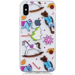 Mobigear Design iPhone X TPU (flexibel) Backcover - Puppen Spielzeug