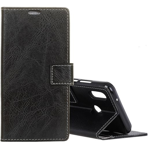 Mobigear Basic Xiaomi Mi 8 SE Hülle Klapphülle Geldbörse - Schwarz