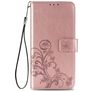 Mobigear Clover Samsung Galaxy A32 5G Hülle Klapphülle Geldbörse - Roségold