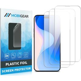 Mobigear iPhone 16 Displayschutz Schutzfolie - Hüllenfreundlich (3er Pack)