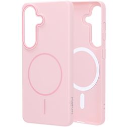 Mobiparts Slim Line Samsung Galaxy S26 MagSafe Hülle Hardcase Backcover - Blush Pink