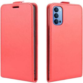 Mobigear OPPO Reno 4 Hülle Flipcase - Rot