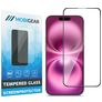 Mobigear Premium iPhone 16 Plus Panzerglas Gehärtetes Glas Displayschutz - Hüllenfreundlich - Schwarz