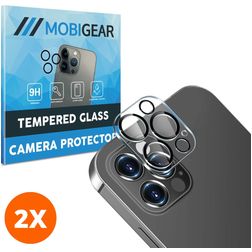 Mobigear iPhone 13 Pro Max Panzerglas Gehärtetes Glas Kamera Schutz - Hüllenfreundlich (2er Pack)