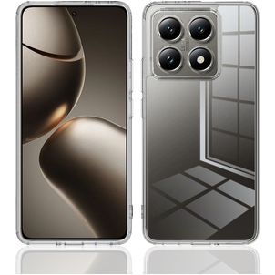 Mobigear Crystal Durchsichtig Xiaomi 14T Pro Hülle Flexibles TPU Backcover - Transparent