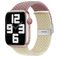 Mobigear Braided Dual Nylon Apple Watch Armband Klappschließe - 49/46/45/44 mm - Lila / Polarstern