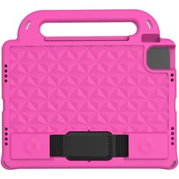 Mobigear Diamond iPad Pro 11 Zoll (2021) Tablet Hülle für Kinder mit Tragegriff - Pink
