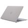 Mobigear Cream Matte MacBook Air 13 Zoll (2018-2020) Hardcase Hülle MacBook Case - Grau - Model A1932 / A2179 / A2337