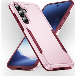 Mobigear Heavy Armor Samsung Galaxy S24 Plus Hülle Hardcase Backcover Stoßfest - Pink