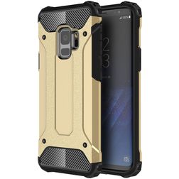Mobigear Outdoor Samsung Galaxy S9 Hülle Hardcase Backcover Stoßfest - Gold