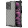 Mobigear Honeycomb POCO X5 Pro Hülle Hardcase Backcover Stoßfest - Schwarz