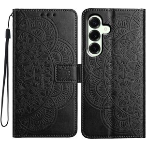 Mobigear Mandala Samsung Galaxy A17 Hülle Klapphülle Geldbörse - Schwarz