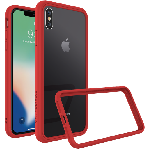Rhinoshield CrashGuard NX iPhone XS Max Hülle Hardcase Bumper - Rot