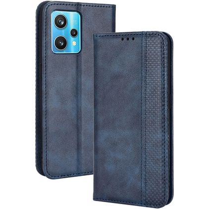 Mobigear Sensation Realme 9 Pro Plus Hülle Klapphülle Geldbörse - Blau