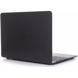 Mobigear Glossy MacBook Air 13 Zoll (2010-2019) Hardcase Hülle MacBook Case - Schwarz - Model A1369 / A1466