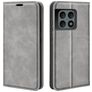 Mobigear Retro Slim OnePlus 10 Pro Hülle Klapphülle Geldbörse - Grau