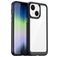 Mobigear Crystal iPhone 14 Plus Hülle Hardcase Backcover - Transparent / Schwarz
