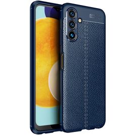 Mobigear Luxury Samsung Galaxy A13 5G Hülle Flexibles TPU Backcover - Blau Mobigear Luxury Samsung Galaxy A13 5G Hülle Flexibles TPU Backcover - Blau