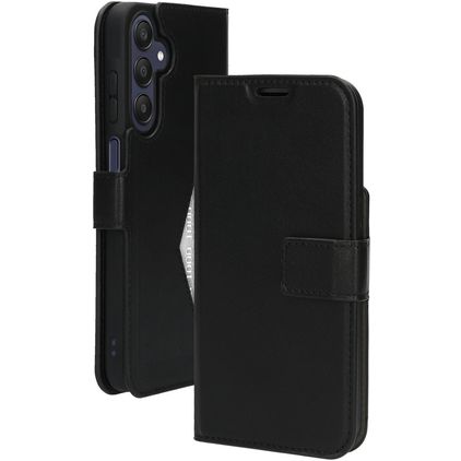 Mobiparts Classic Wallet Samsung Galaxy A25 Klapphülle Portemonnaie - Schwarz
