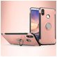 Mobigear Armor Ring Xiaomi Mi Max 3 Hülle Hardcase Backcover Stoßfest mit Ringhalter - Roségold