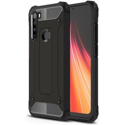 Mobigear Outdoor Xiaomi Redmi Note 8 Hülle Hardcase Backcover Stoßfest - Schwarz