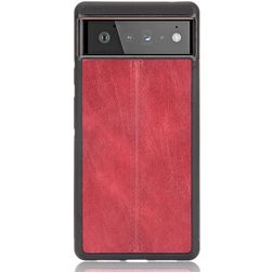 Mobigear Stitch Google Pixel 6 Pro Hülle Backcover - Rot