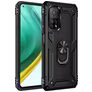 Mobigear Armor Ring Xiaomi Mi 10T Pro Hülle Hardcase Backcover Stoßfest mit Ringhalter - Schwarz