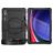 Mobigear SureGrip Xtreme Samsung Galaxy Tab S9 Ultra Hülle Kunststoff,Silikon Backcover + Schulterträger + Ständer - Schwarz