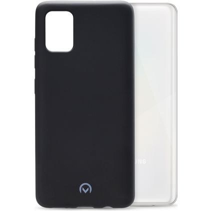 Mobilize Rubber Gelly Samsung Galaxy A31 Hülle Flexibles TPU Backcover - Matt Black
