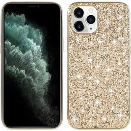Mobigear Glitter iPhone 12 Pro Hülle Hardcase Backcover - Gold
