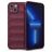 Mobigear Bumpy iPhone 14 Plus Hülle Flexibles TPU Backcover - Weinrot